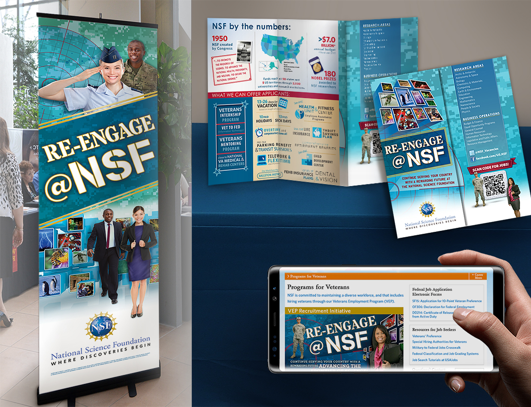 Banner Signage, Brochure Handouts, and Website Branding