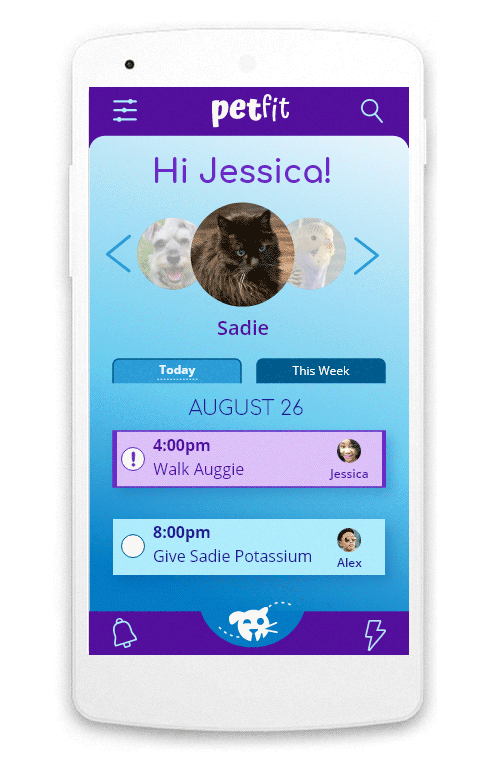 Prototype Screens for Quick Add fuction